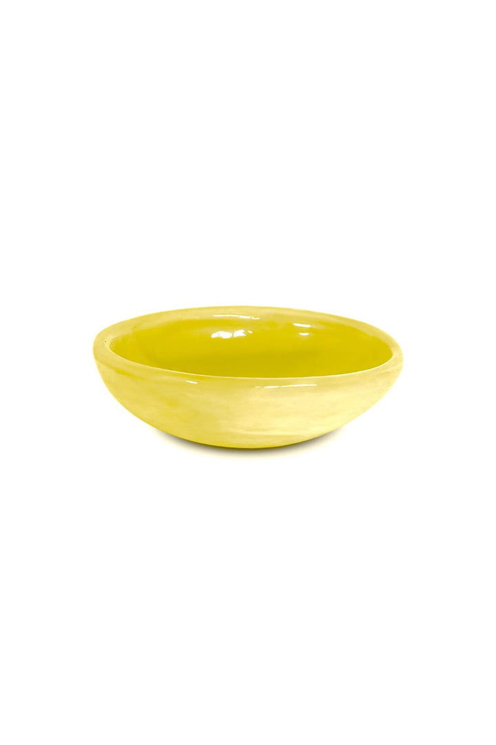 OVAL SPICE DISH YELLOW