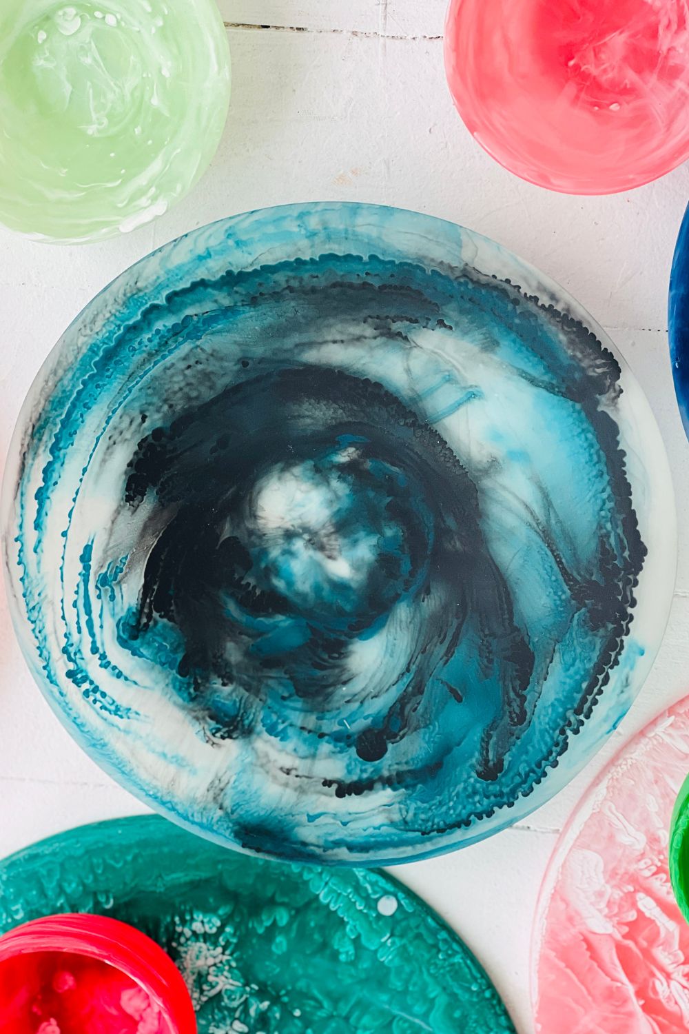 Everyday Platter-Emerald Swirl