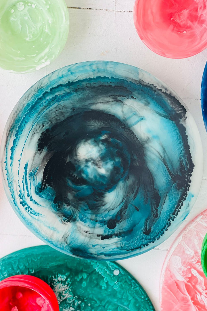 Everyday Platter-Emerald Swirl