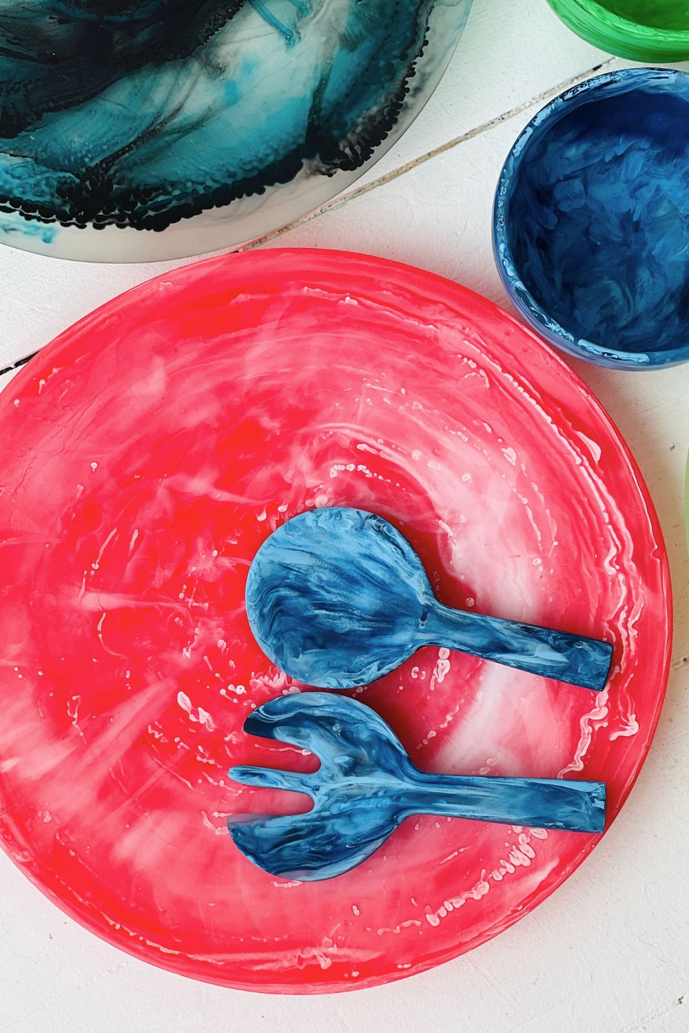 Everyday Platter-Coral Swirl