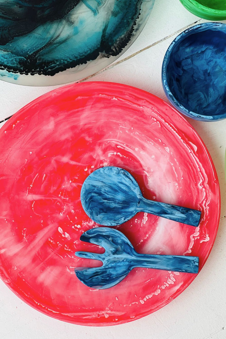 Everyday Platter-Coral Swirl