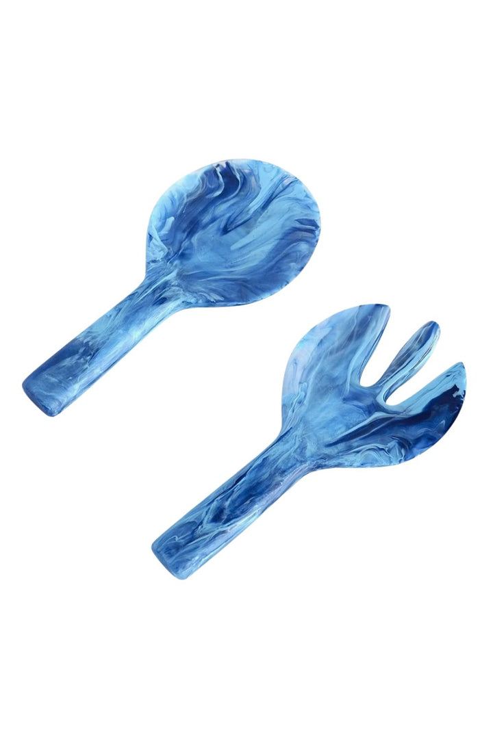 Short Handle Servers- Denim Swirl