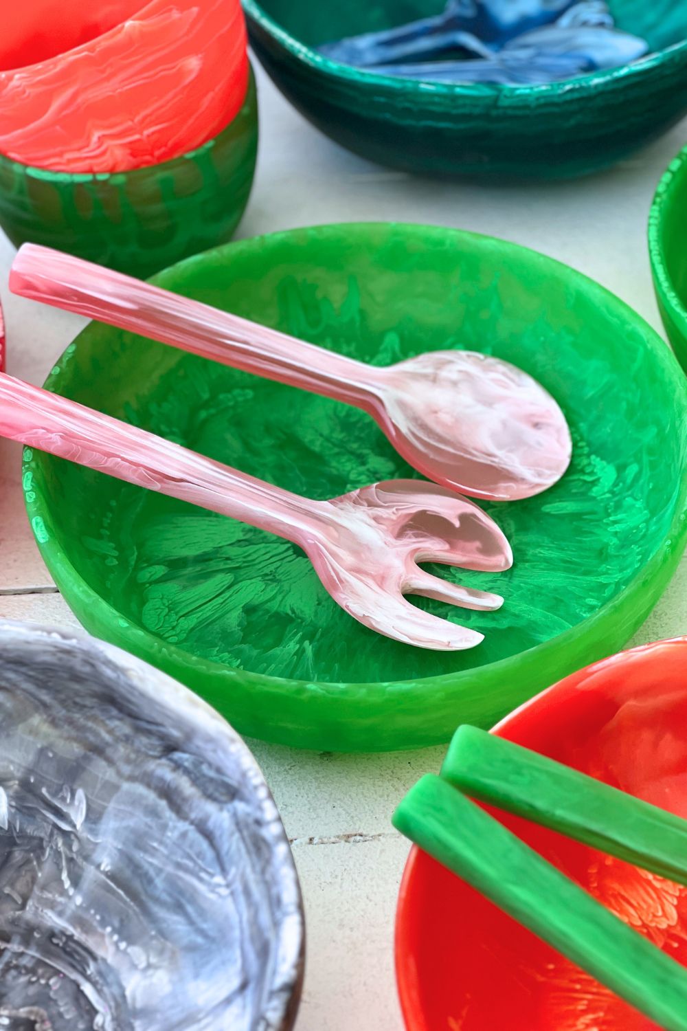 Signature Round Bowl Medium - Green