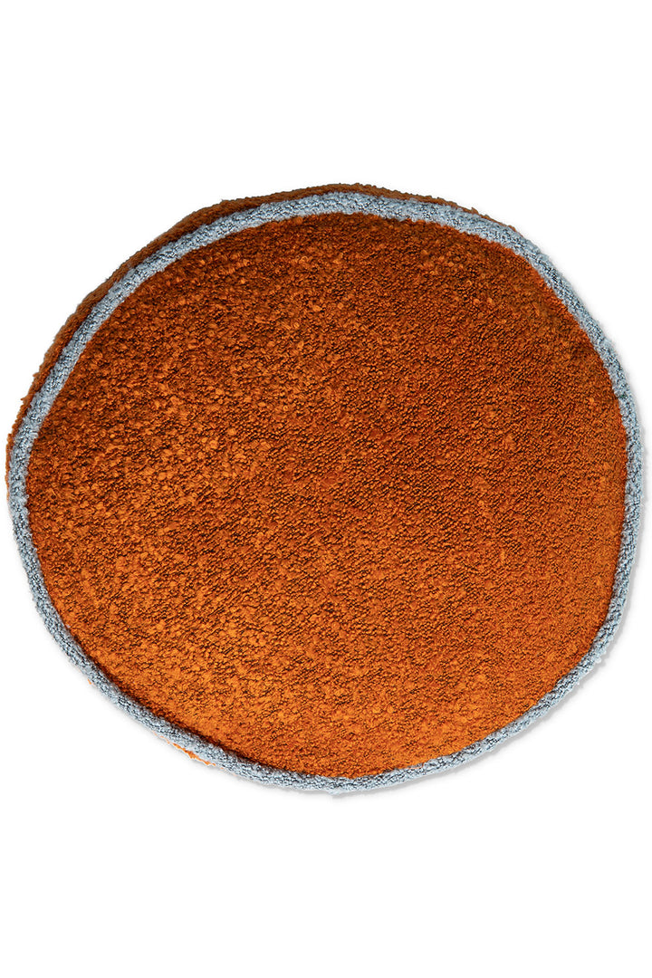 KIP & CO | Round Boucle Cushion - Marmalade Sky