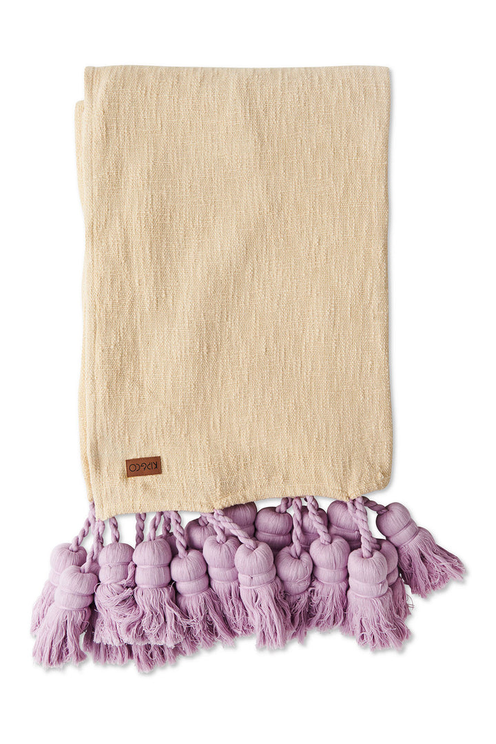 KIP & CO | Shortbread Tassel Throw One Size