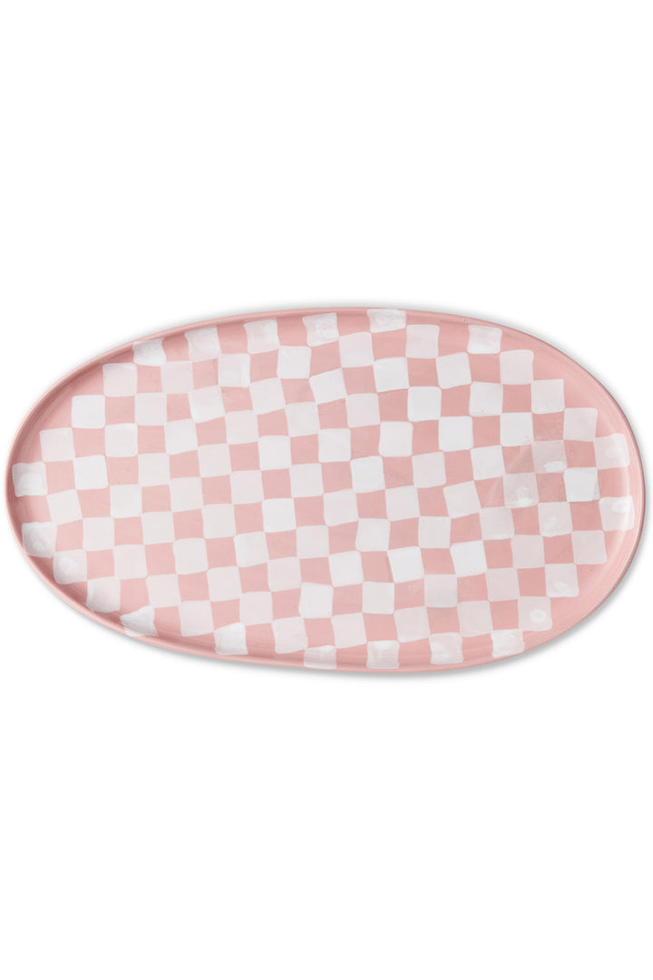 KIP & CO | Checkered Platter One Size
