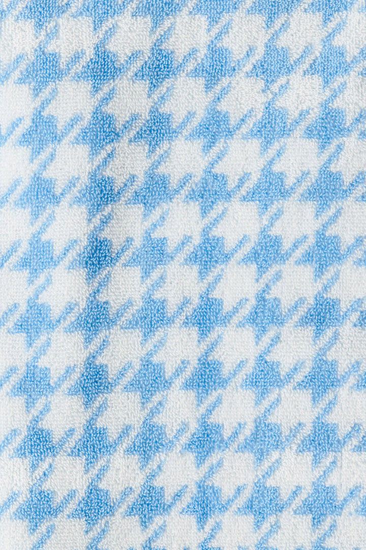 KIP & CO | Houndstooth Blue Bath Sheet