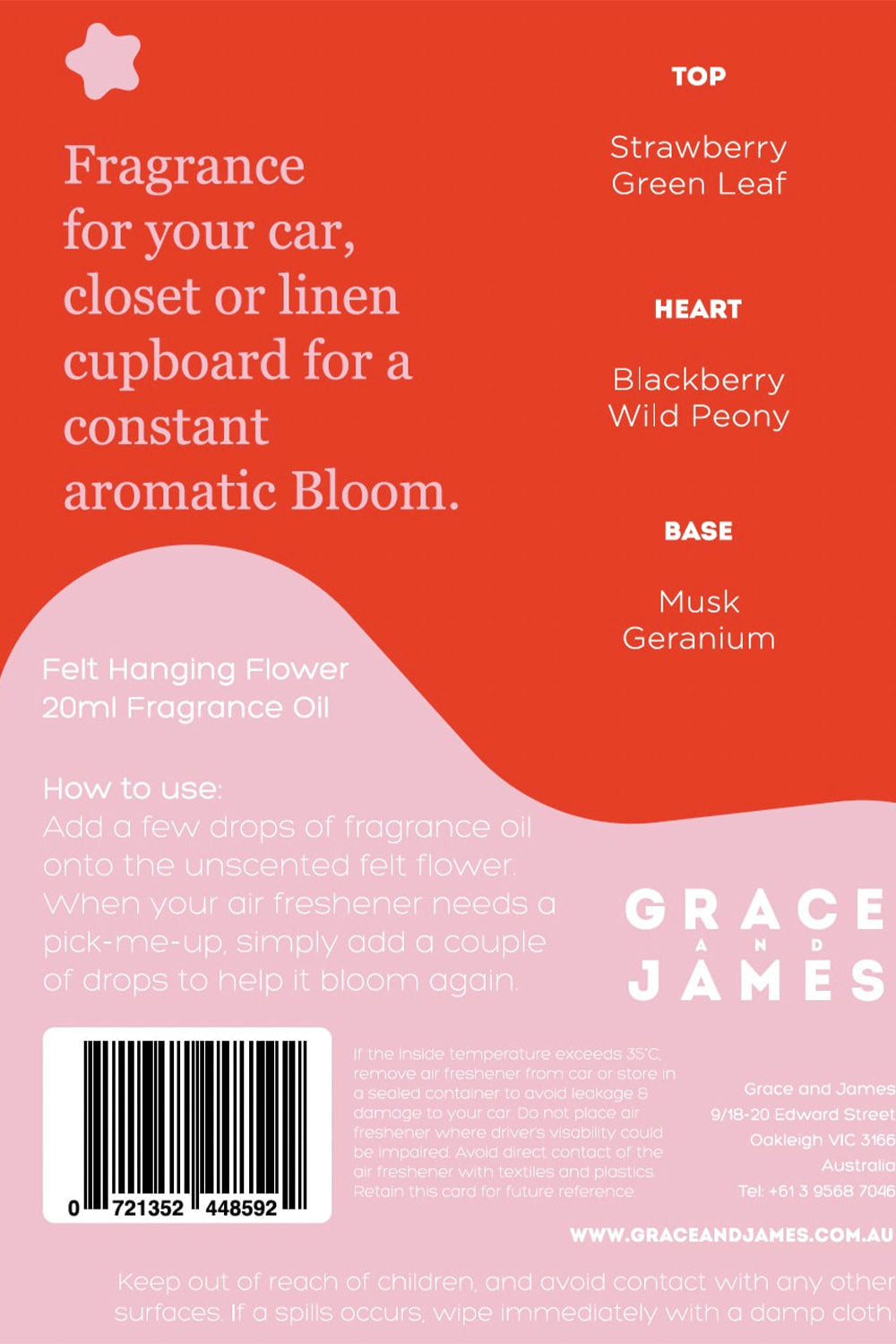 Bloom - Wild Rose & Blackberry 70 Hour Candle