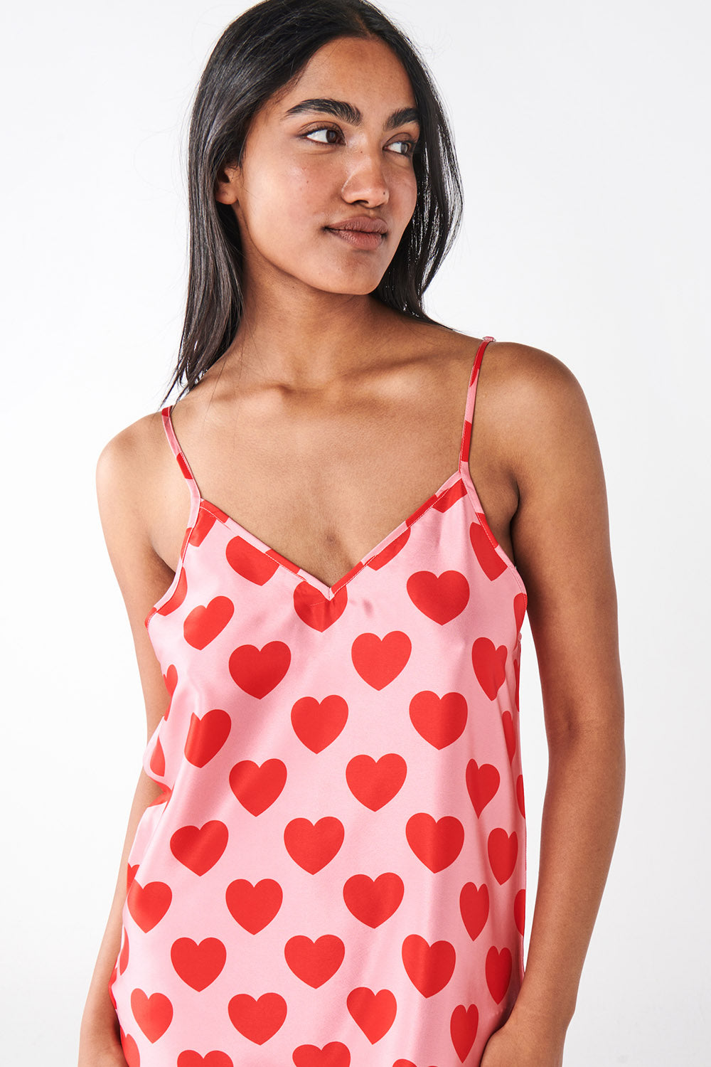 Sweetheart Satin Cami Nightie