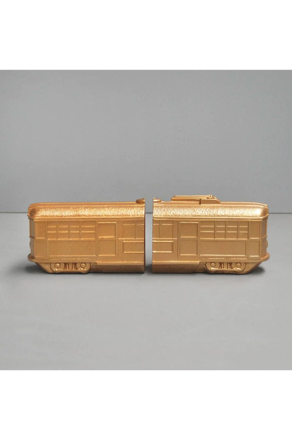 Tram Bookends Gold