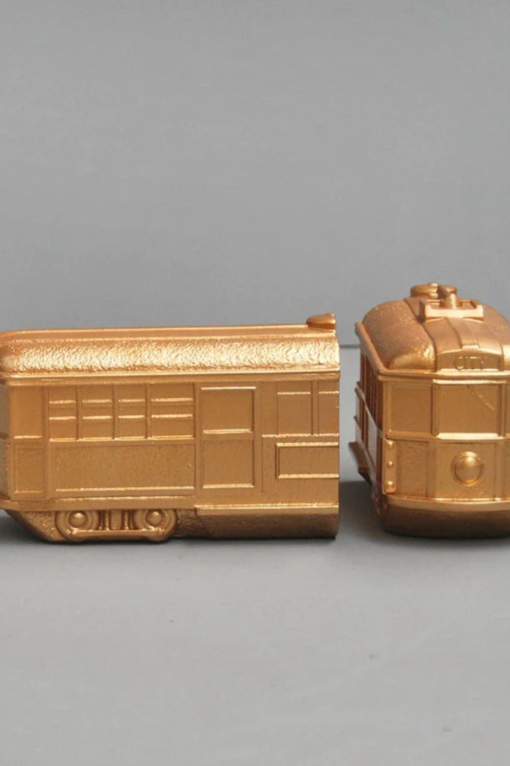 Tram Bookends Gold