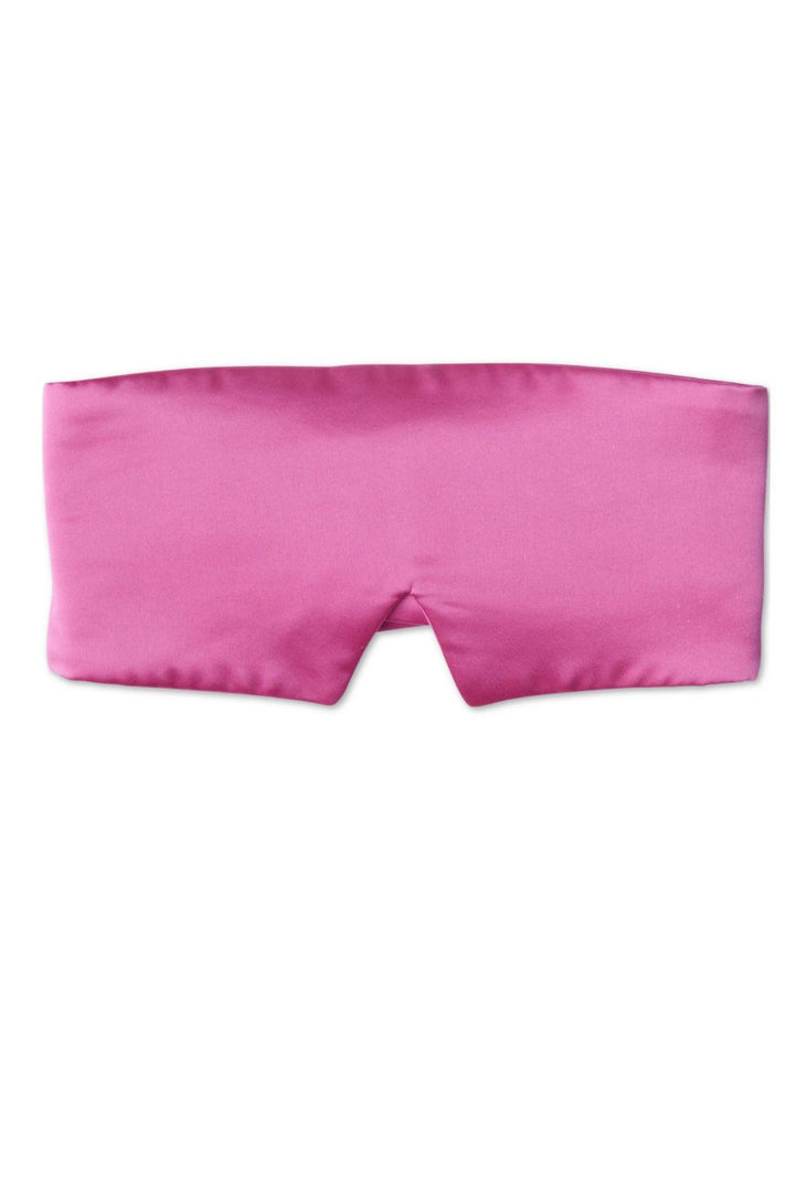 Perfect Pink Block Out Silk Eye Mask One Size