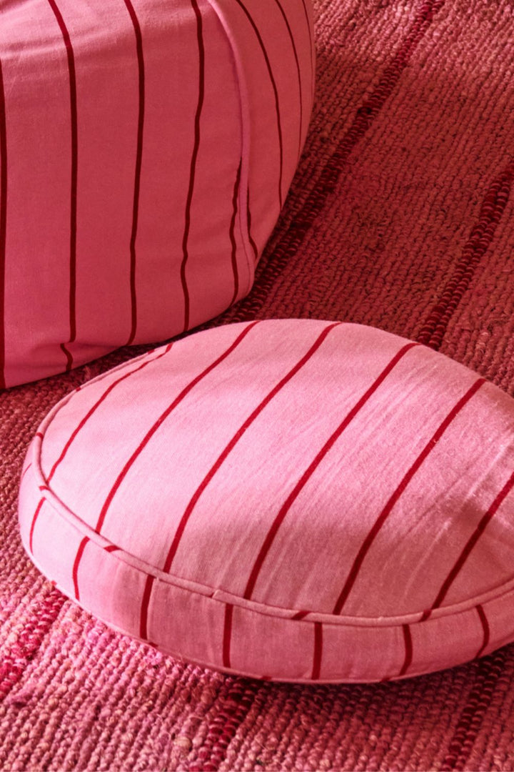 Iced Vovo Stripe Upholstery Pea Cushion One Size