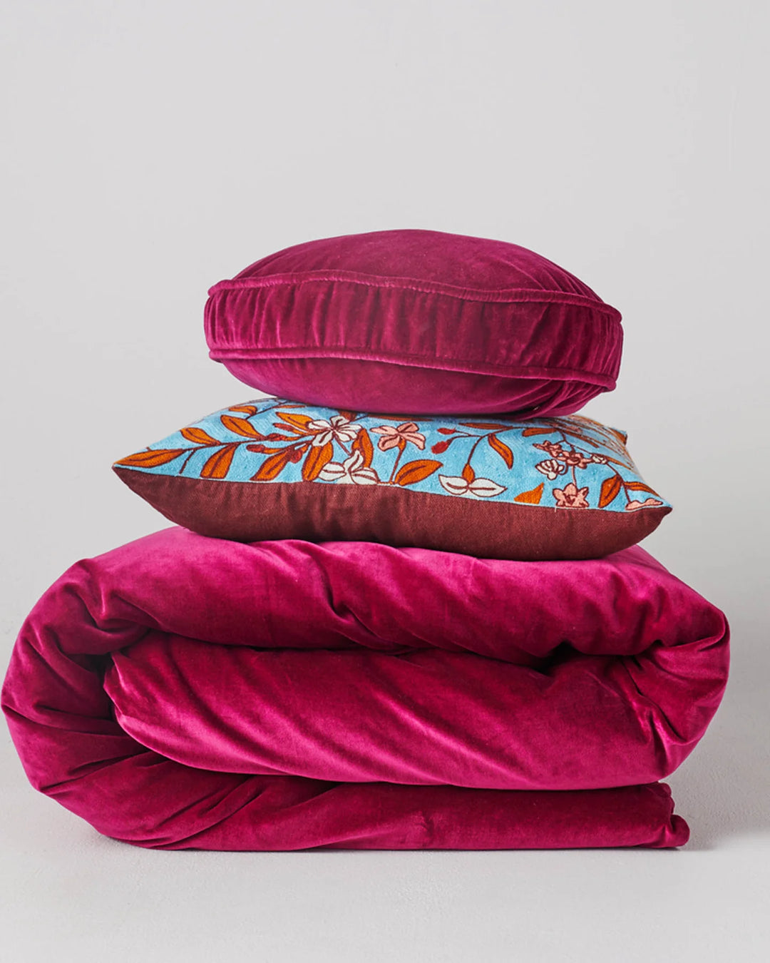 Anemone Velvet Quilt Cover