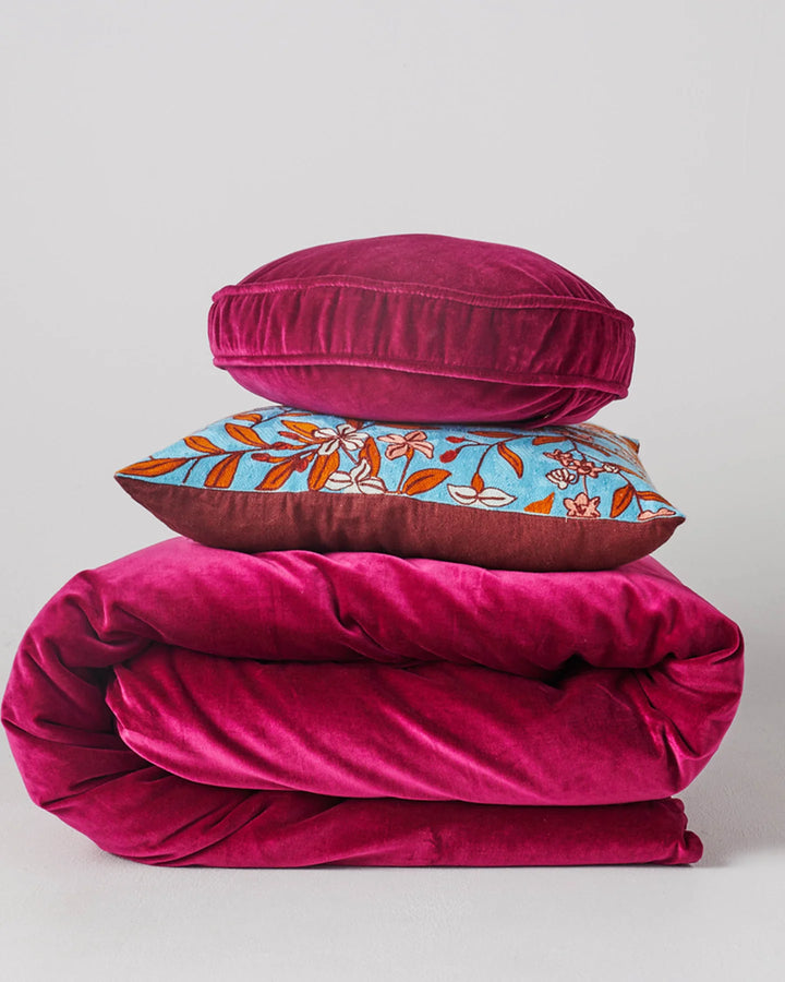 Anemone Velvet Quilt Cover
