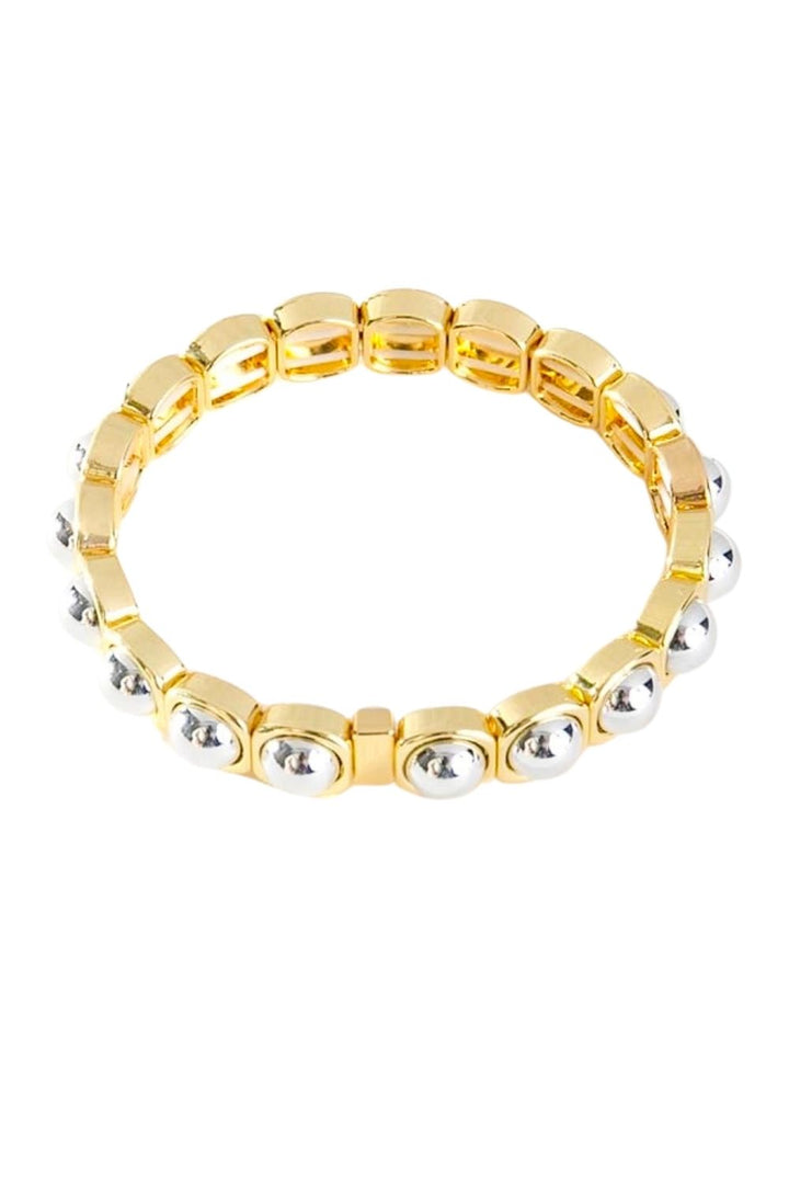 Stirling bracelet - Gold and Silver