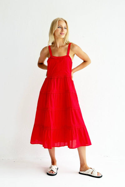 Alita Dress - Scarlet