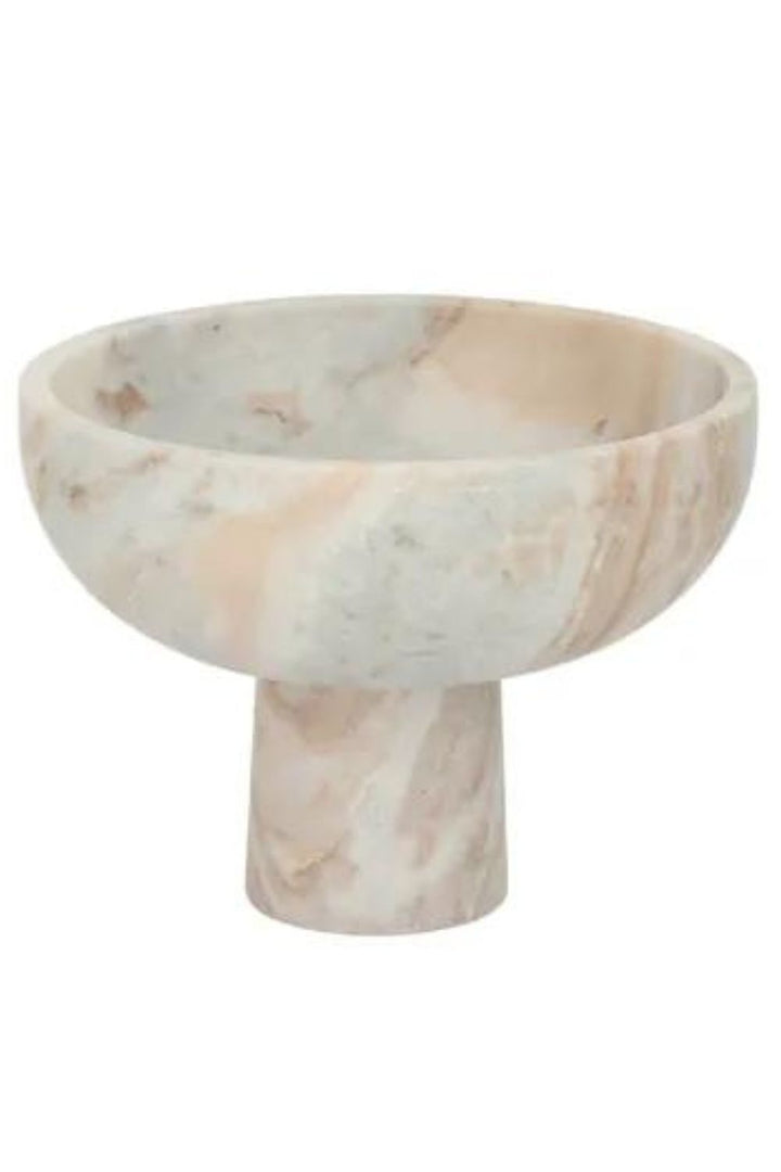 Marco Marble Footed Bowl