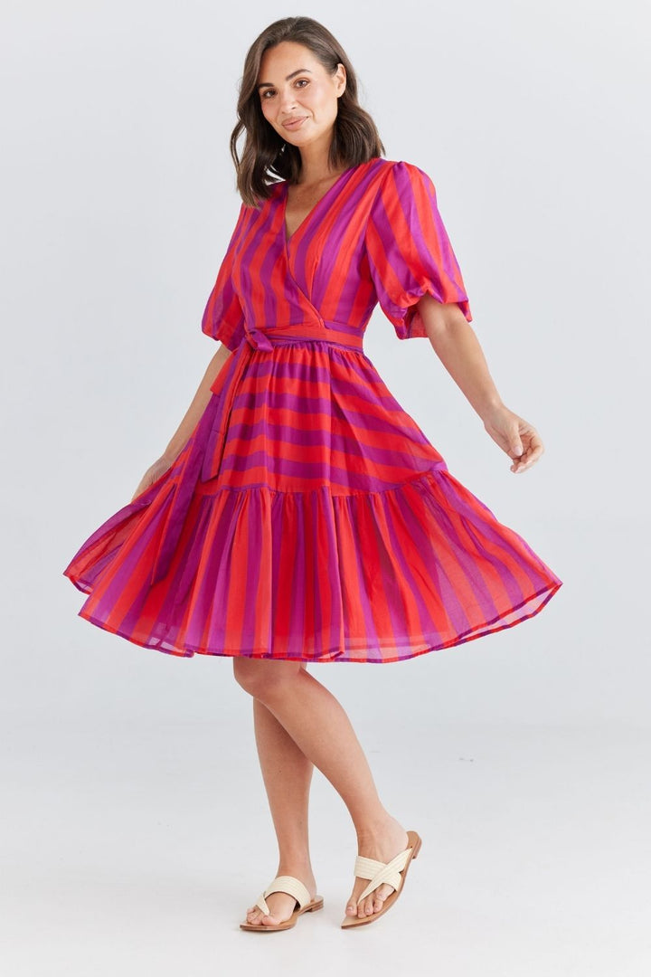 Floss Dress - Yuzu Stripe
