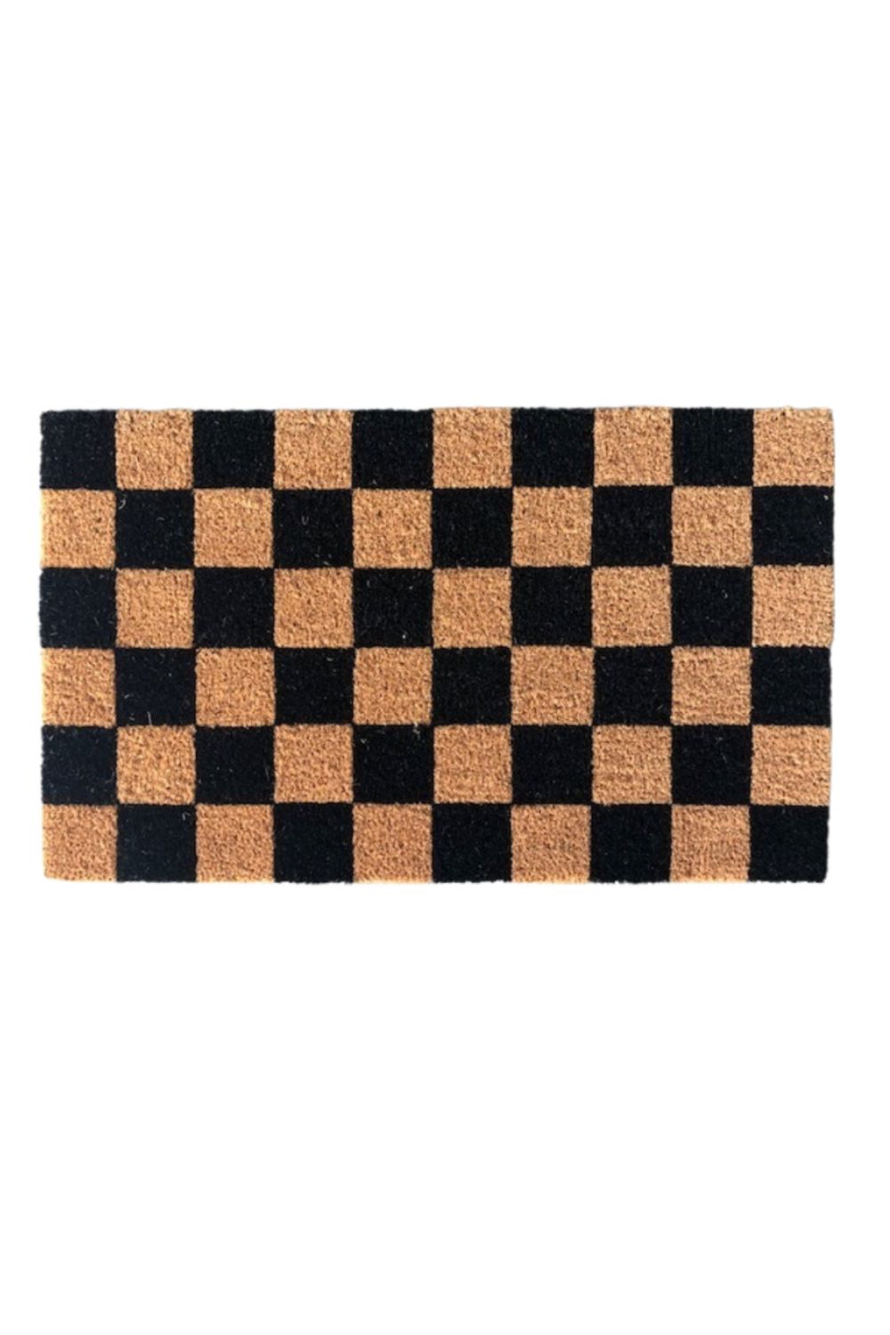 Doormat Checker Black