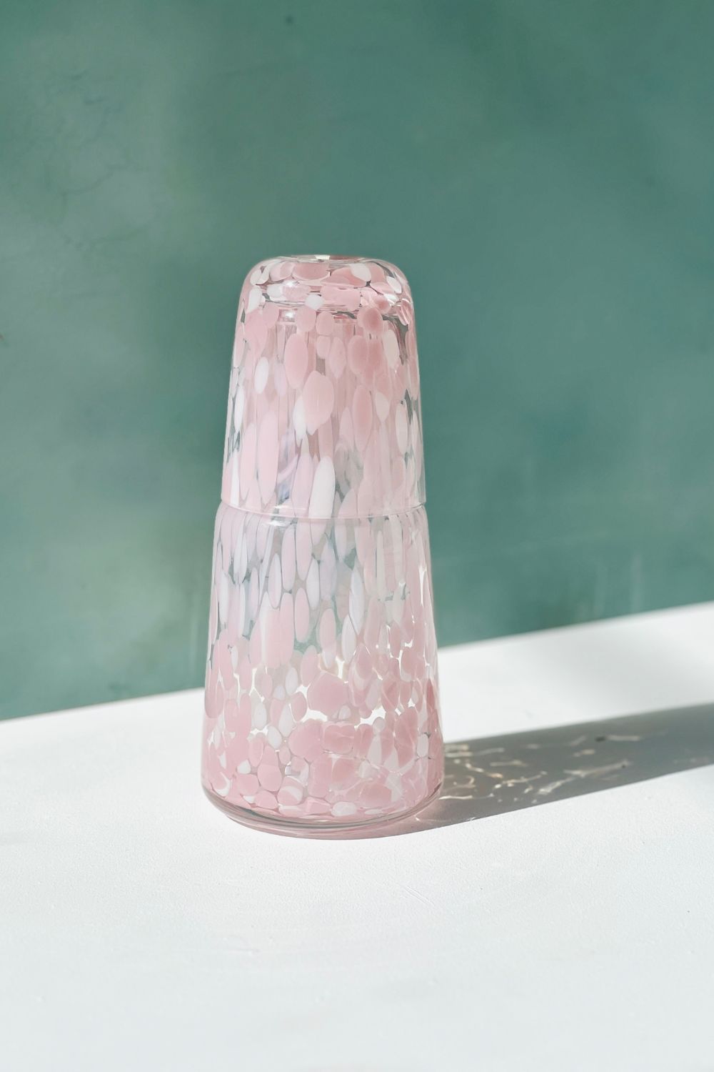 Freckle carafe / glass set  - pink