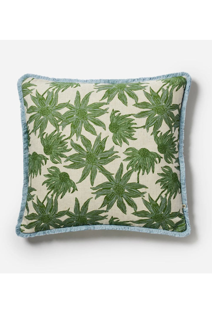 Flannel Flower Khaki Cushion
