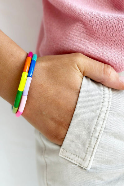 Tube Bracelet Solid - Multi