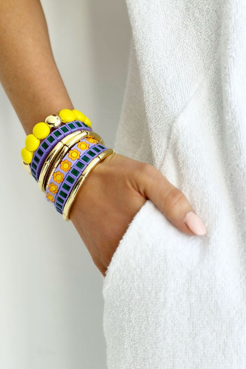 Bubble Bracelet | Yellow & Gold