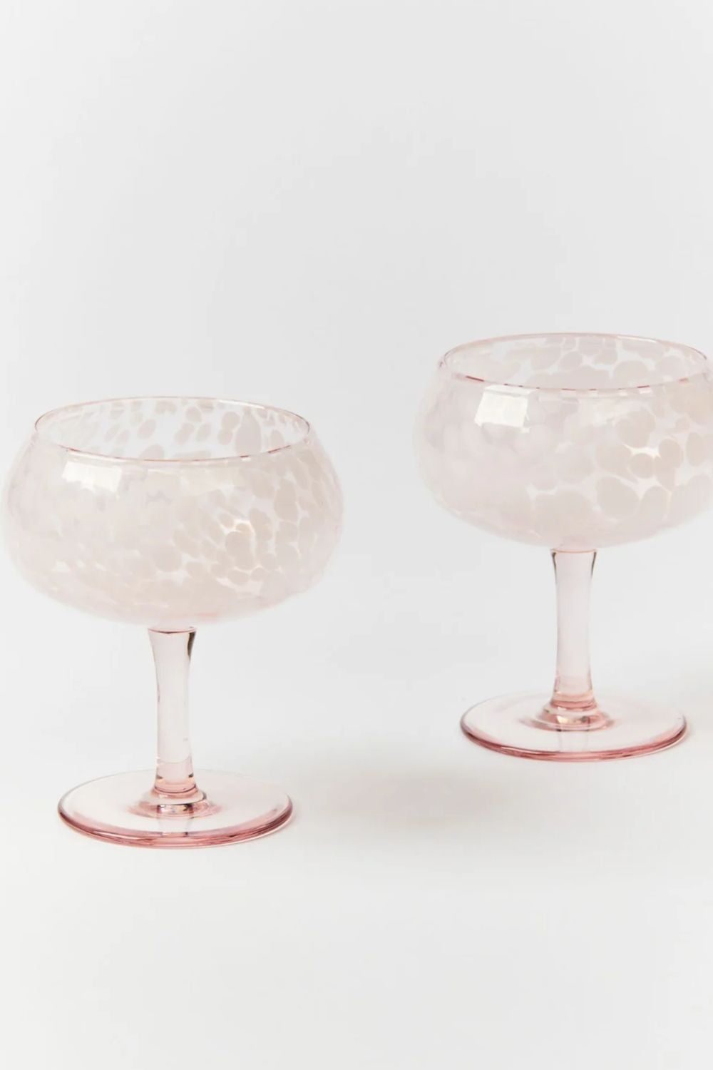 DOTS PINK COUPE (SET OF 2)
