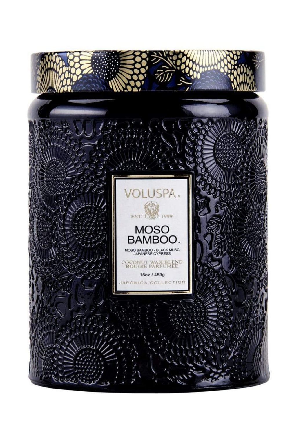 VOLUSPA MOSO BAMBOO 100hr CANDLE + LID