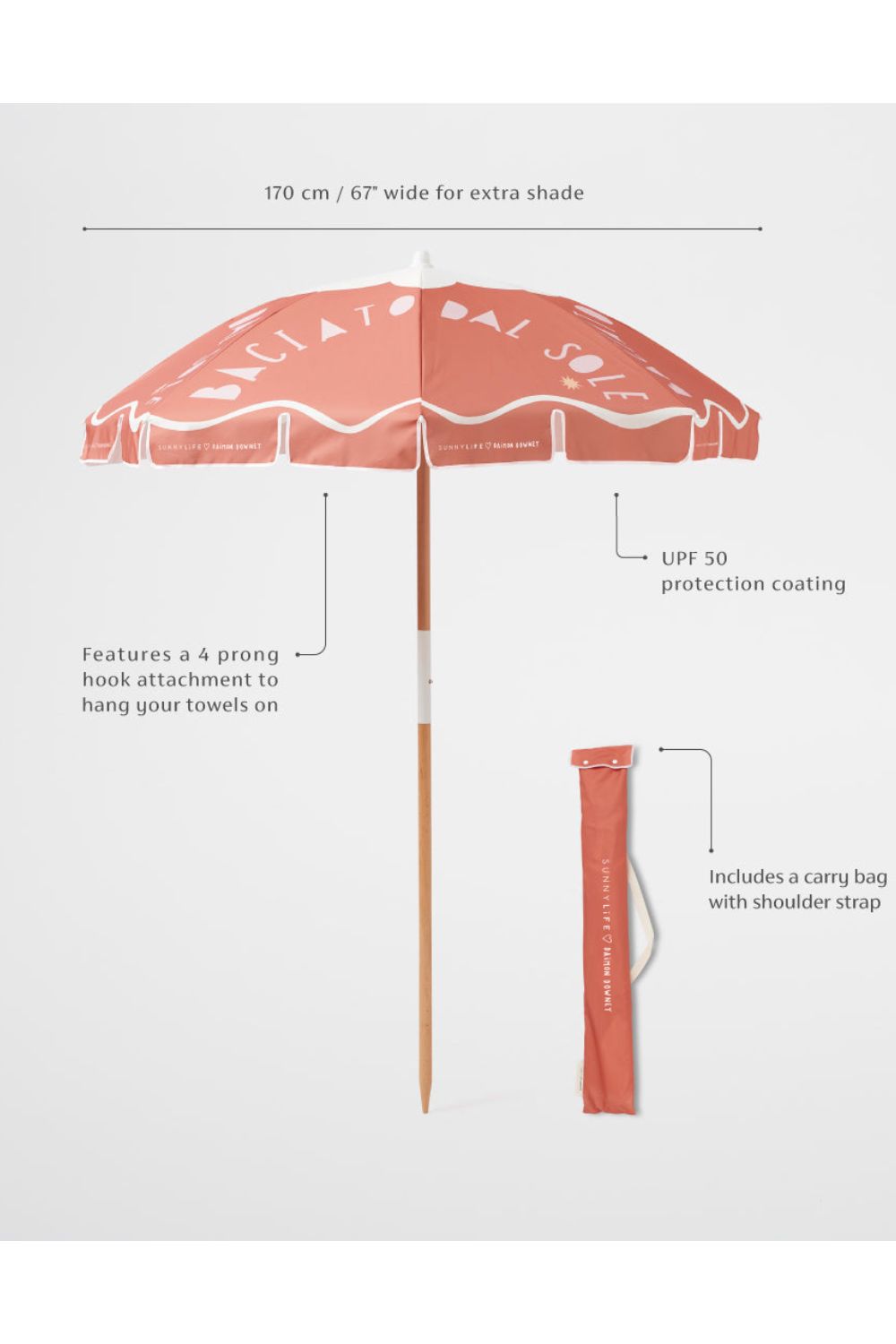 Beach Umbrella Baciato