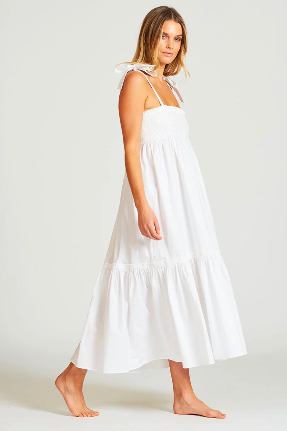 The Skirt Dress - White