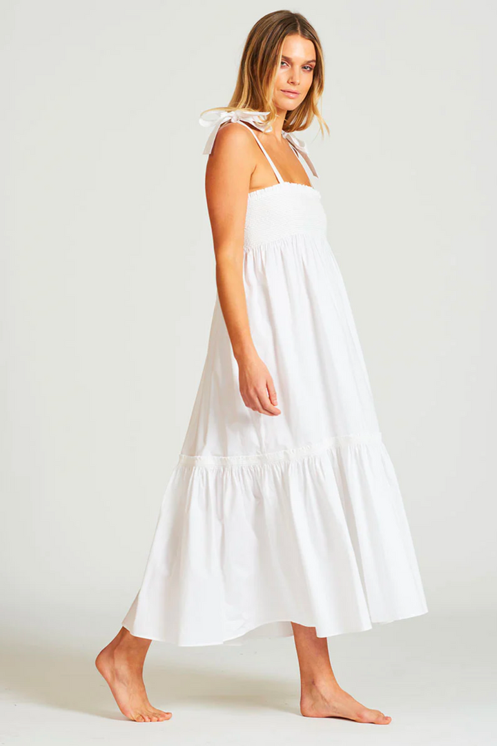 The Skirt Dress - White