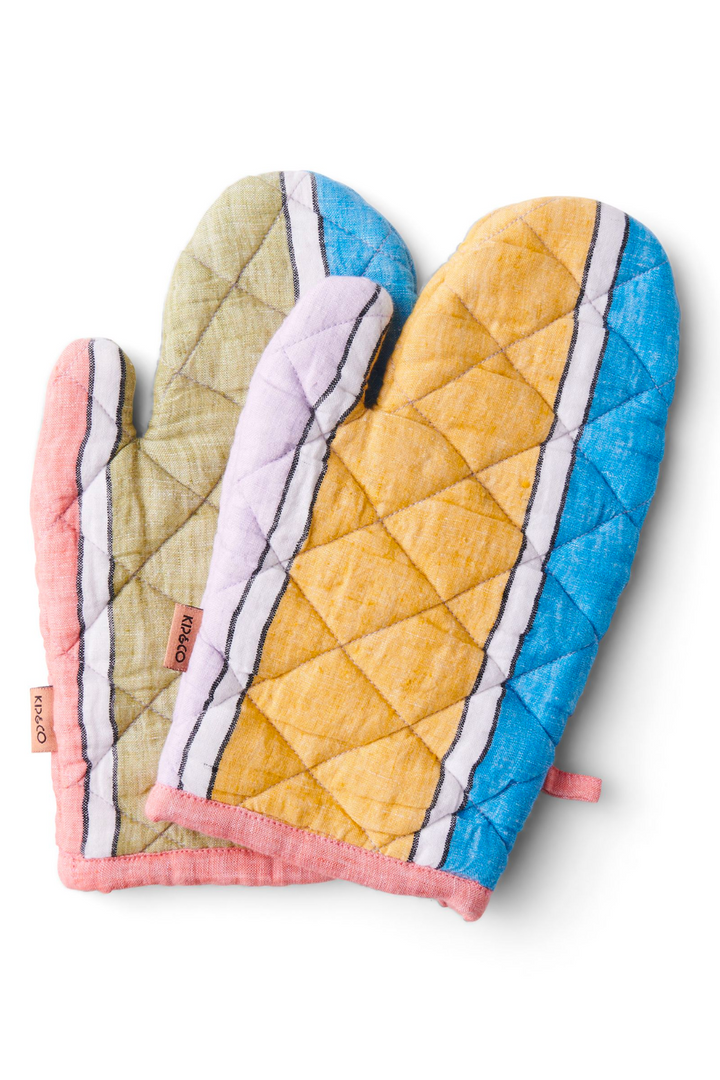 Majorca Stripe Oven Mitt One Size