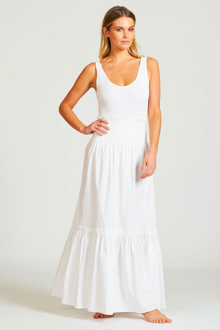 The Skirt Dress - White