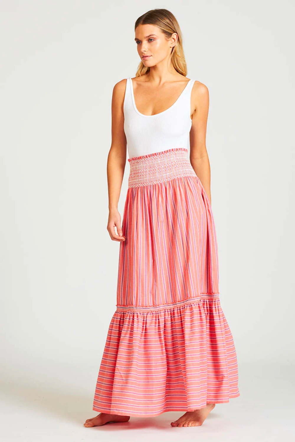 The Skirt Dress - Coral