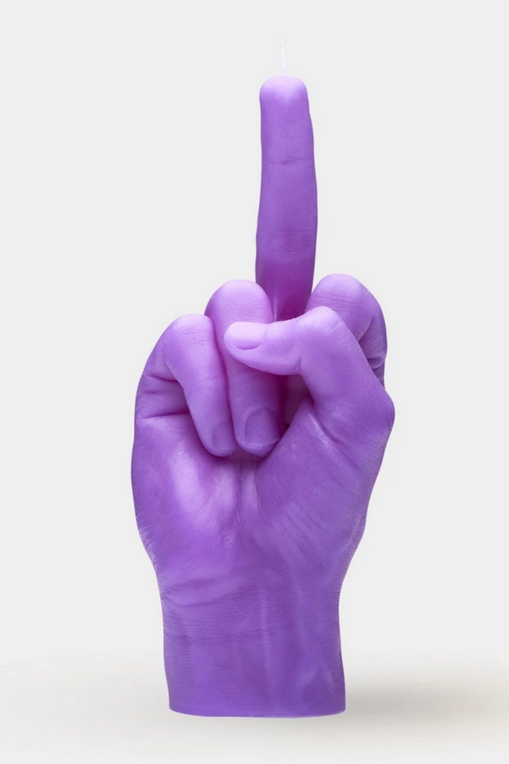 "F*CK YOU" HAND GESTURE CANDLE - PURPLE