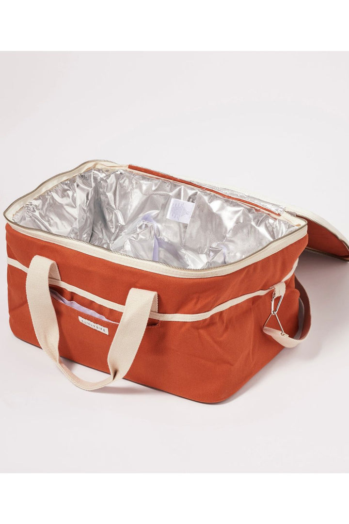 Canvas Cooler Bag - Terracotta
