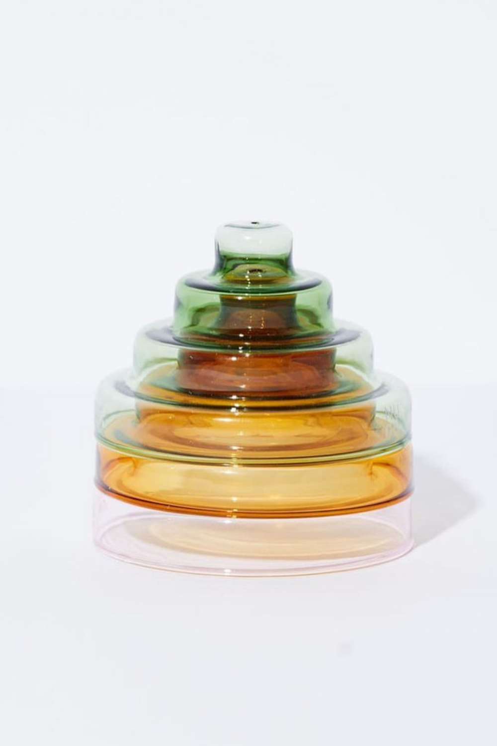 PYRAMIDS INCENSE HOLDER IN GREEN