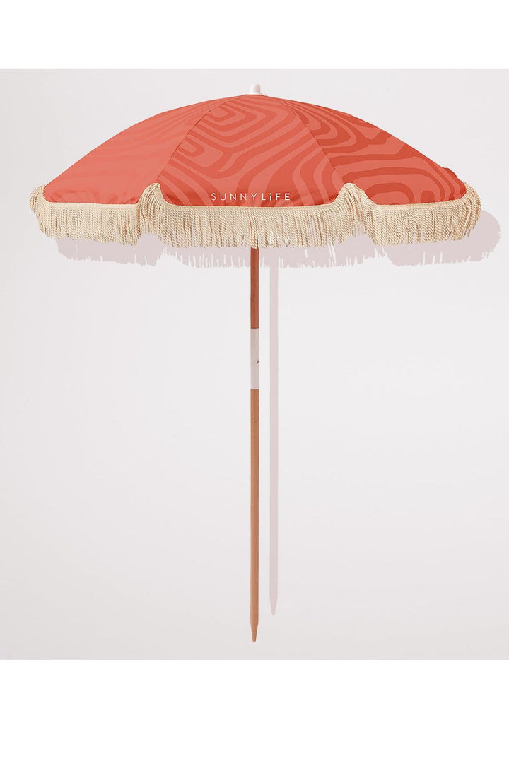 Luxe Beach Umbrella Terracotta