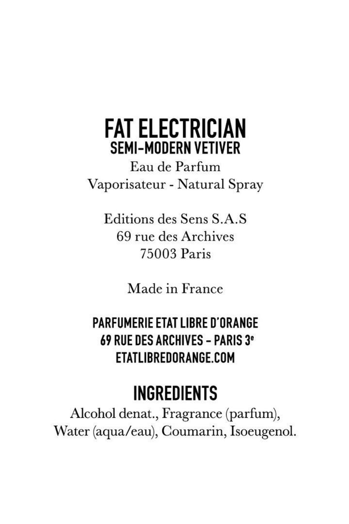FAT ELECTRICIAN - PERFUME