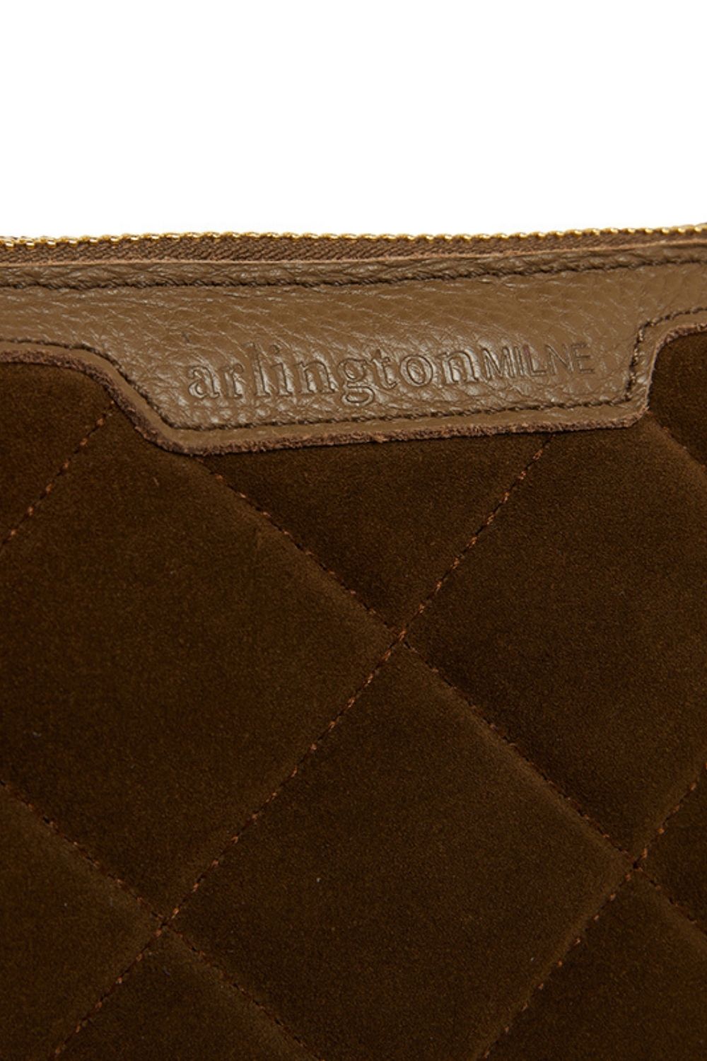 Abigail - Khaki Pebble and Suede Bag