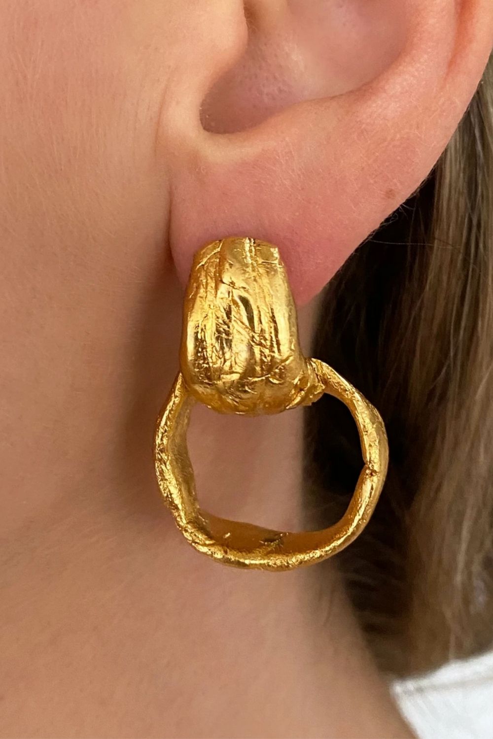 MAGARI EARRINGS - 24K gold plating