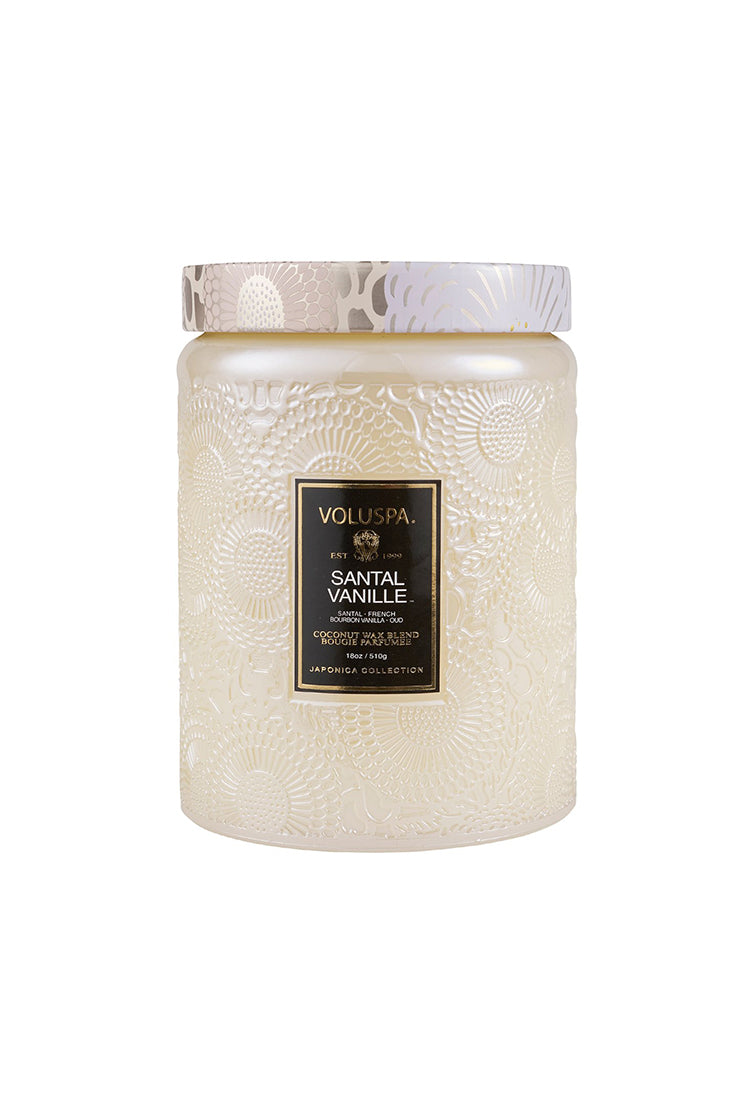 VOLUSPA SANTAL VANILLE 100hr  CANDLE + LID