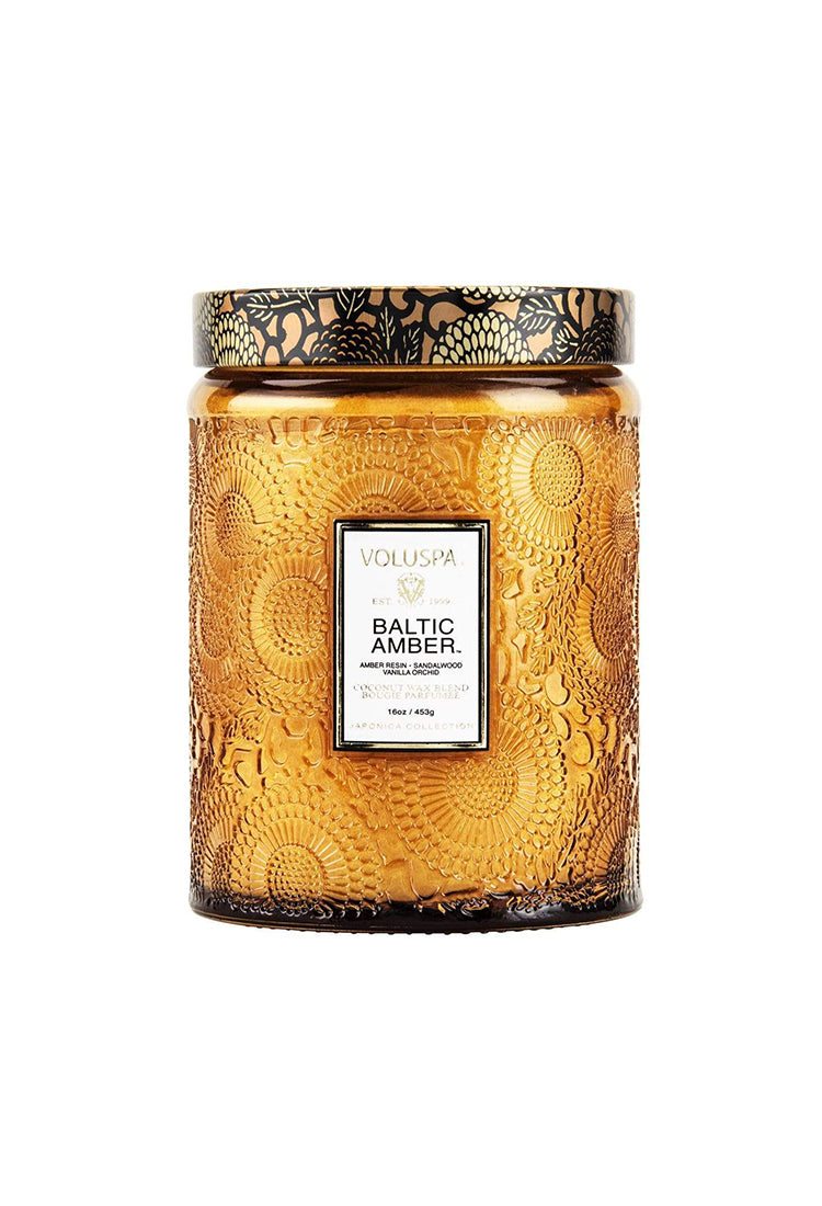 VOLUSPA BALTIC AMBER 100hr CANDLE + LID