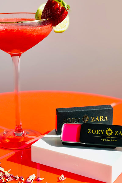 STRAWBERRY MARGARITA (WITH UV GLOW)  - LIP LOVE