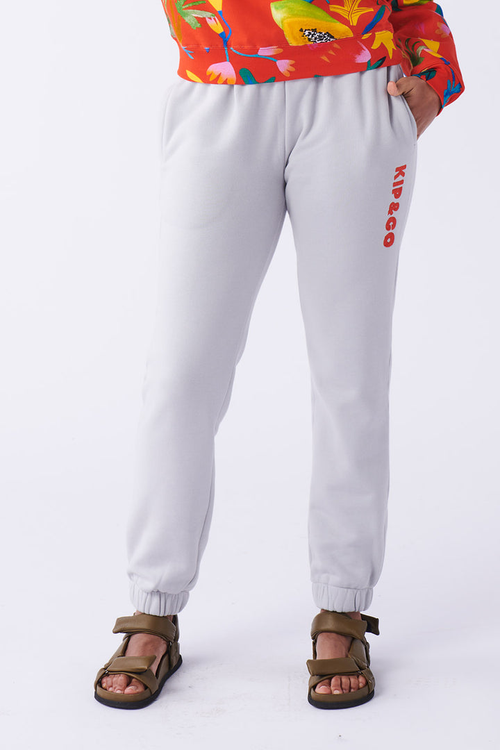 Grey Adult Organic Cotton Sweatpants