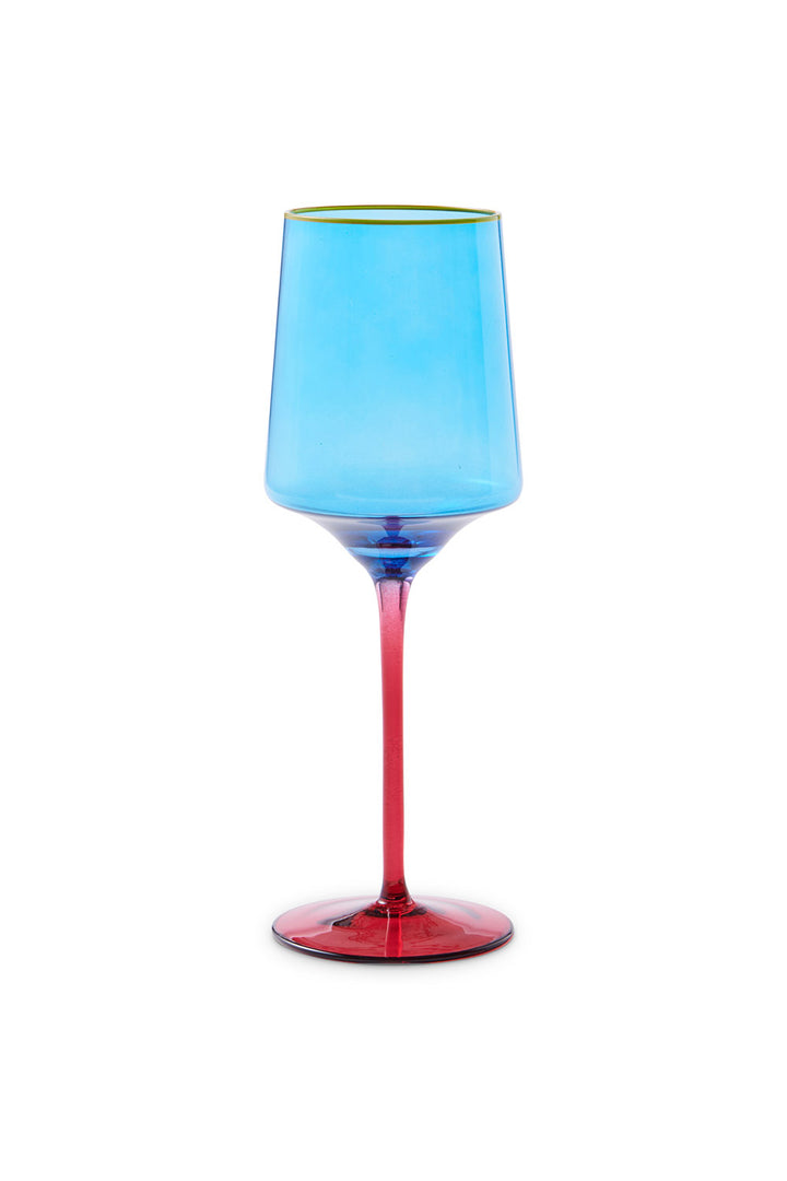 SAPPHIRE DELIGHT VINO GLASS x 2