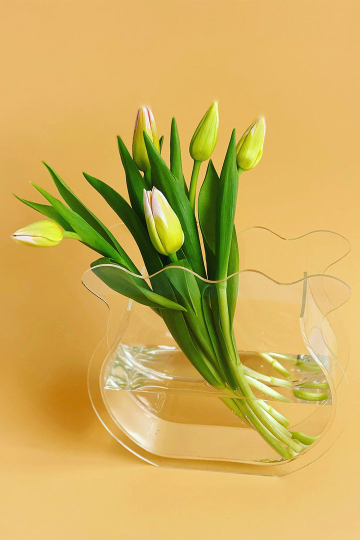 SILHOUETTE VASE CLEAR