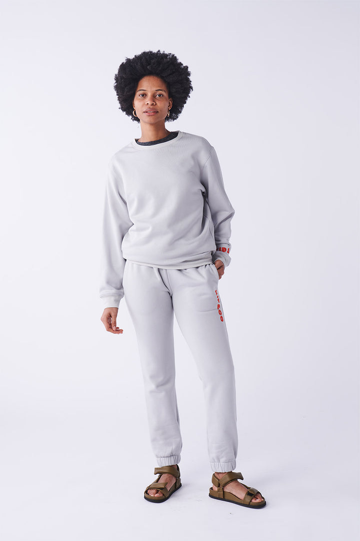 Grey Adult Organic Cotton Sweatpants